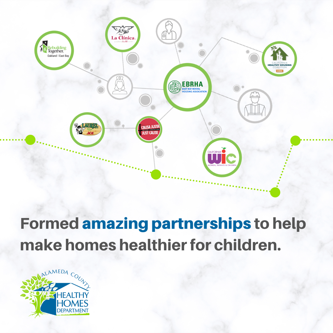 Formed amazing partnerships to help make homes healthier for children