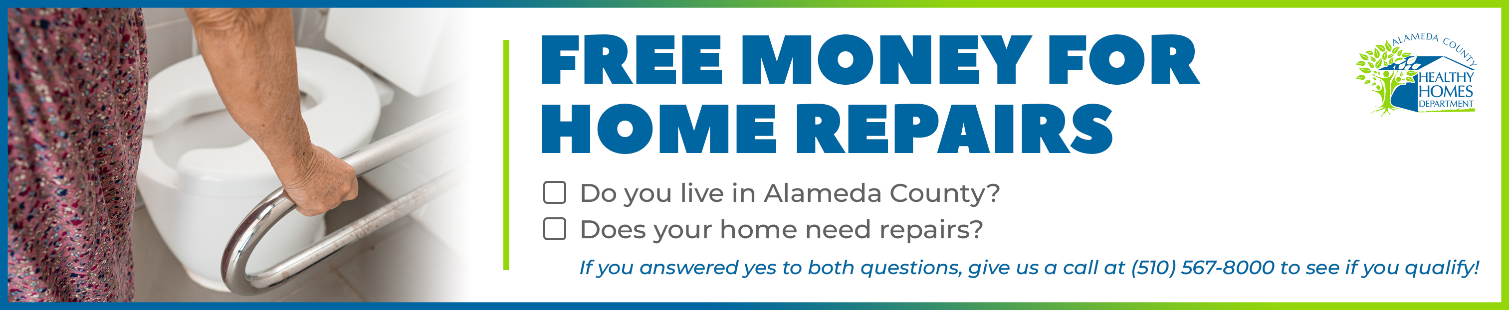 Free money for home repairs, click the link to see if you qualify and fill out the contact survey